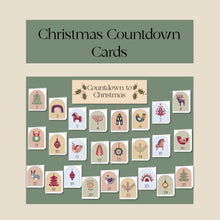 Load image into Gallery viewer, Christmas Countdown Cards
