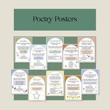 Load image into Gallery viewer, Types of Poetry Posters
