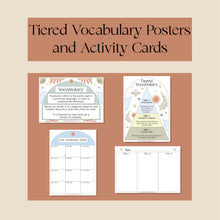 Load image into Gallery viewer, Tiered Vocabulary Posters and Activity Cards
