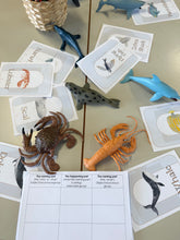 Load image into Gallery viewer, Ocean Life Classification Cards and Writing Prompts
