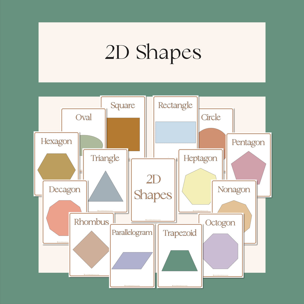 2D Shape Posters