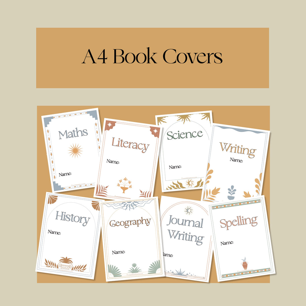 A4 Book Covers