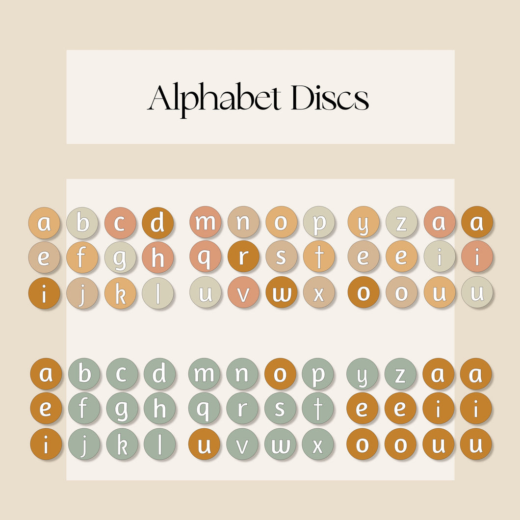 Alphabet Discs