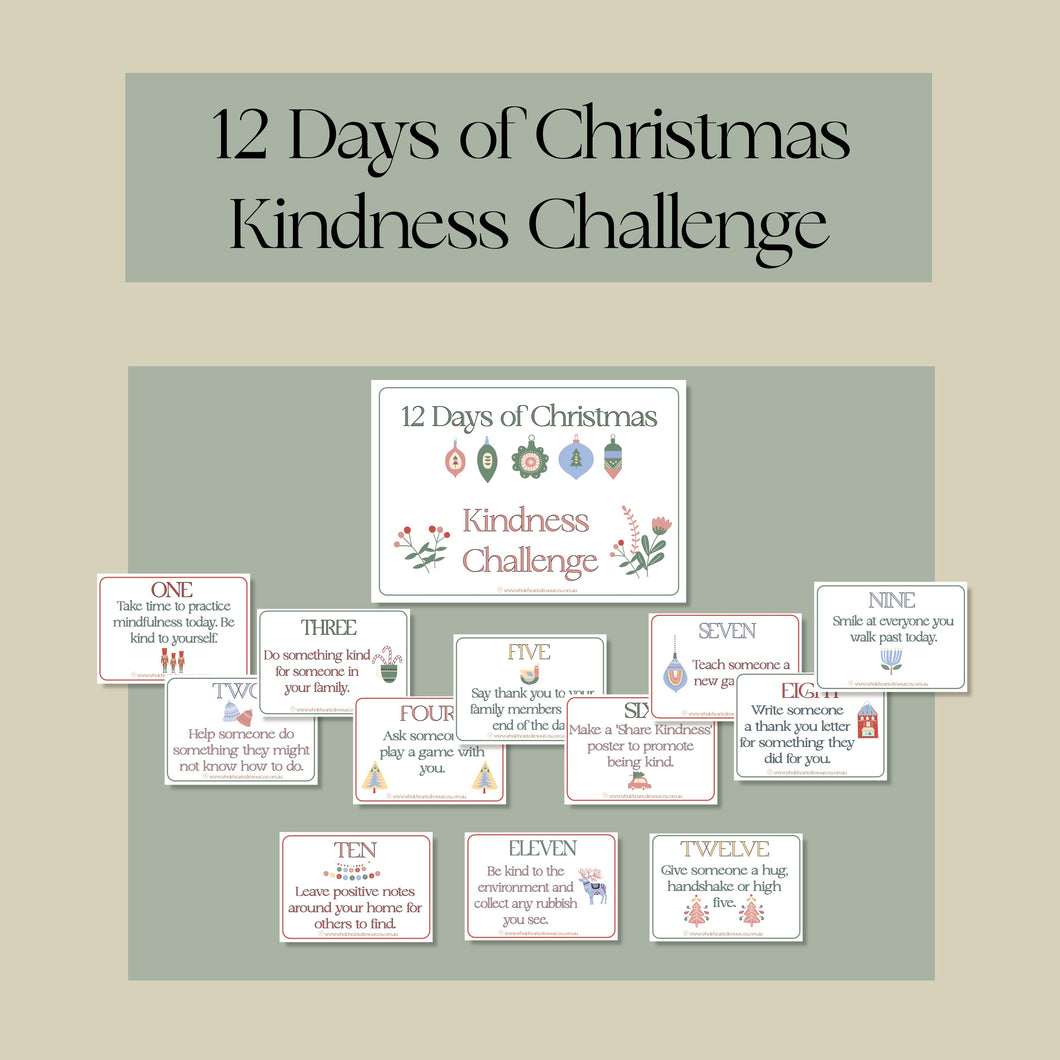 12 Days of Christmas Kindness Challenge