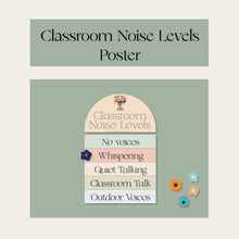 Load image into Gallery viewer, Classroom Noise Levels Poster
