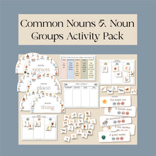 Load image into Gallery viewer, Common Nouns and Noun Group Activity Pack
