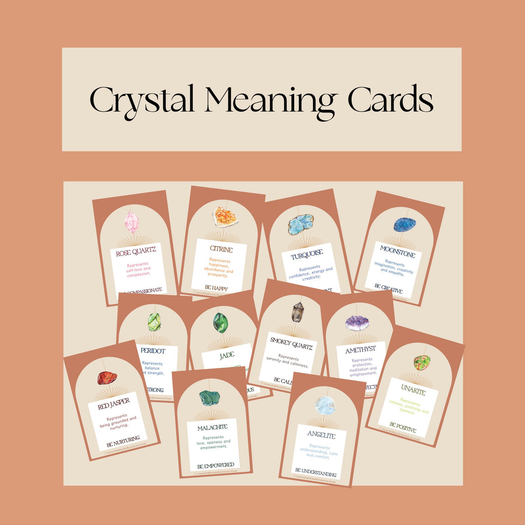 Crystal Meanings Cards