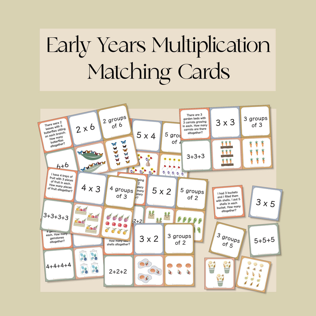 Early Years Multiplication Matching Cards