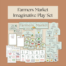 Load image into Gallery viewer, Farmers Market Imaginative Play Set
