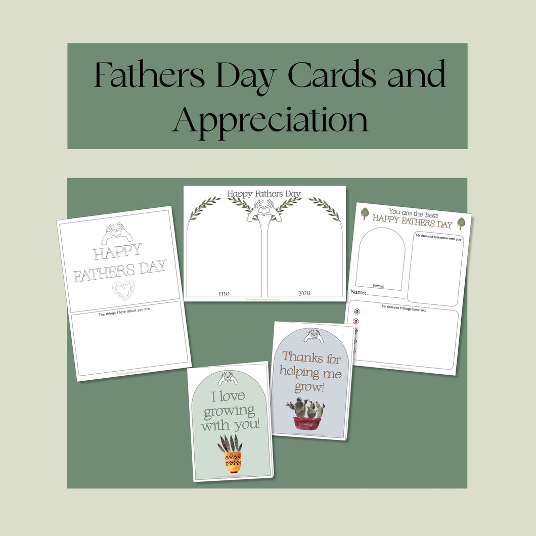 Fathers Day Cards and Appreciation