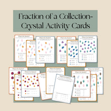 Load image into Gallery viewer, Fractions of a Collection- Crystals Activity Cards
