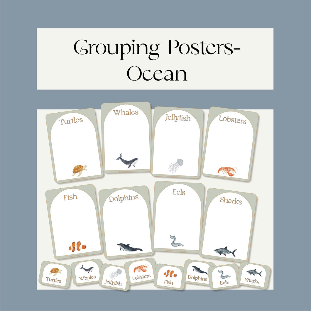 Grouping Posters- Ocean