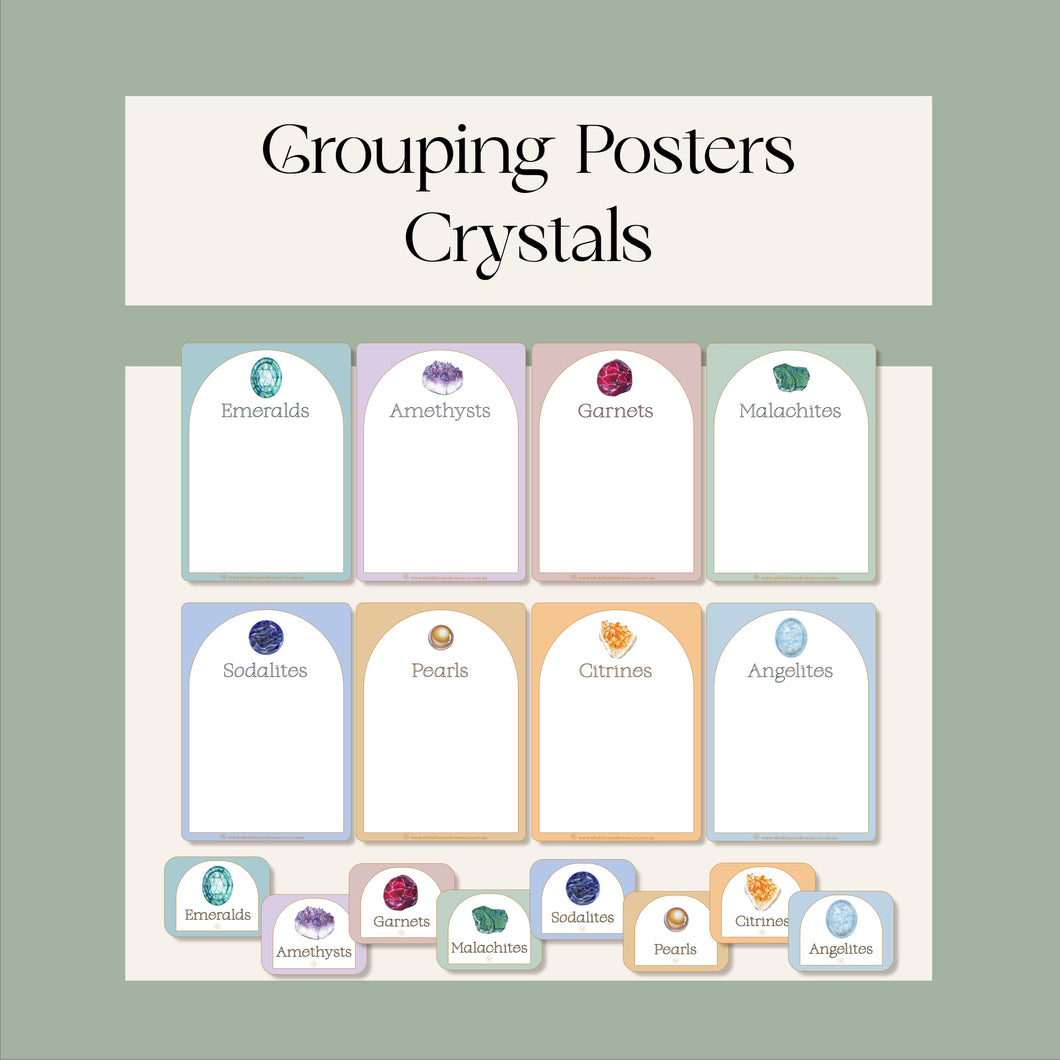 Grouping Posters- Crystals