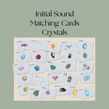 Load image into Gallery viewer, Initial Sound Matching Cards Crystals
