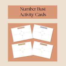 Load image into Gallery viewer, Number Bust Activity Cards
