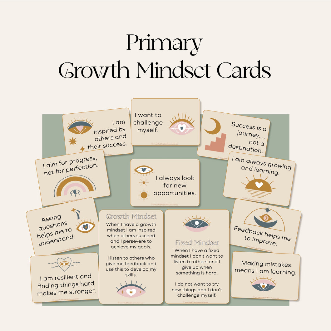 Primary Growth Mindset Posters