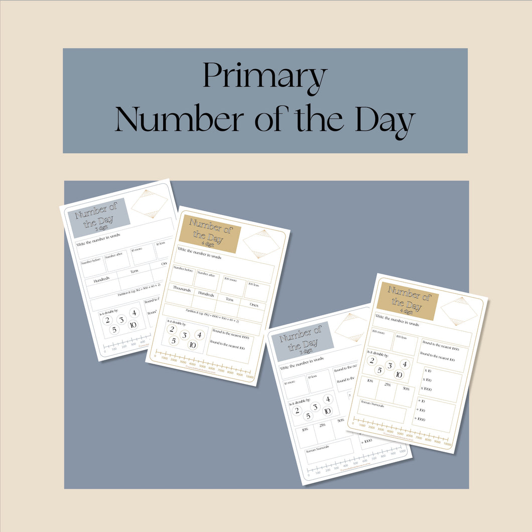 Primary Number of the Day Differentiated