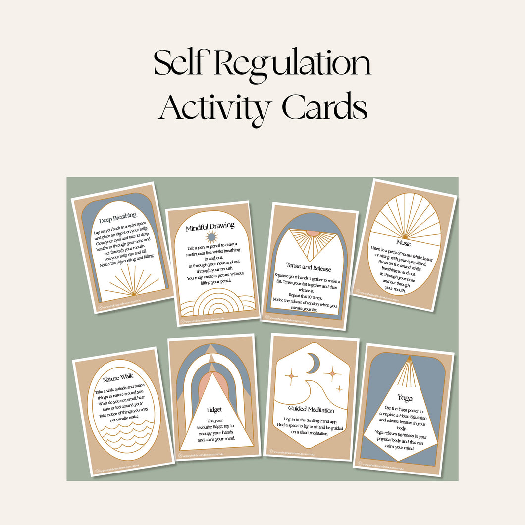 Self Regulation Activity Cards