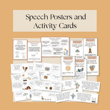 Load image into Gallery viewer, Speech Posters and Activity Cards
